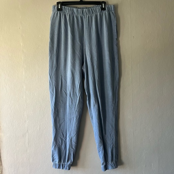 Cotton On Blue Lightweight Joggers Size Large - Picture 1 of 6
